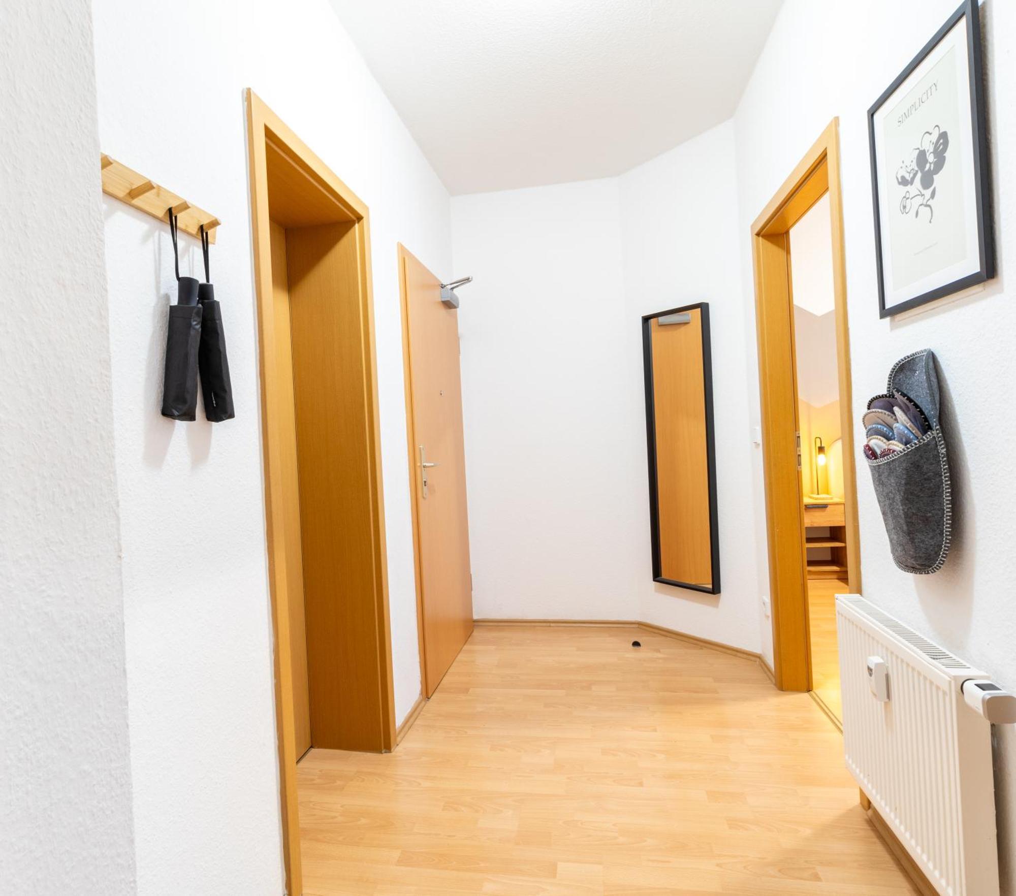 Stadtnatur Apartment Am Kuechwald - Mit Balkon, Streaming-Tv, Badewanne, Arbeitsplatz 켐니츠 외부 사진